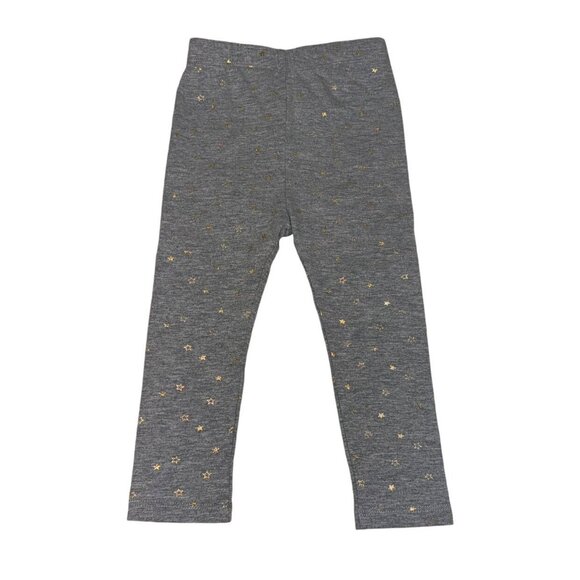 Mud Pie Other - Mud Pie Leggings Gold Stars Grey Size 9-12 Months